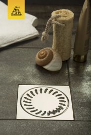 Сливной трап с гидрозатвором  MCH с вертикальным выпуском DN 110 белый 441 L