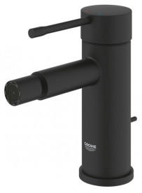 Змішувач для біде Grohe Essence New одноважільний з донним клапаном фантомний чорний 24395KF1