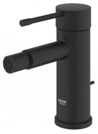 Смеситель для биде Grohe Essence New однорычажный с донным клапаном фантомный черный 24395KF1