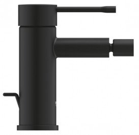 Смеситель для биде Grohe Essence New однорычажный с донным клапаном фантомный черный 24395KF1