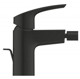 Змішувач для біде Grohe Eurosmart одноважільний із донним клапаном чорний матовий 329292433