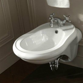 Змішувач для біде Kerasan Retro двухвентильний хром 739090