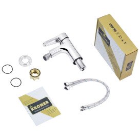 Змішувач для біде Kroner KRM Elbe-C020 одноважільний хром CV023574