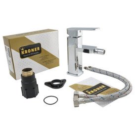 Змішувач для біде Kroner KRM Ems-C020 одноважільний хром CV012073
