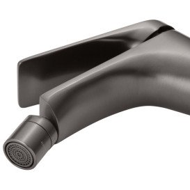 Смеситель для биде Kroner KRP Graz - GRP020 однорычажный графит CV033150