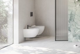 Смеситель для биде Ravak Chrome II однорычажный черный X070465