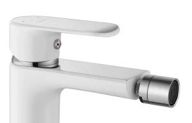 Смеситель для биде Rea Bloom однорычажный белый/хром REA-B9916