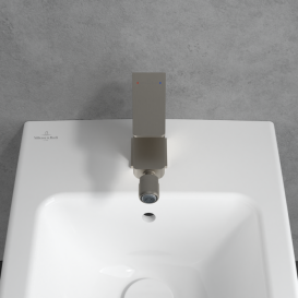 Змішувач для біде Villeroy & Boch Architectura Square одноважільний матовий нікель TVB12500100064