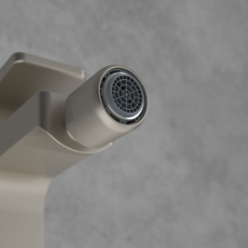 Смеситель для биде Villeroy & Boch Architectura Square однорычажный матовый никель TVB12500100064