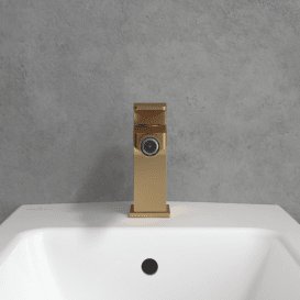 Змішувач для біде Villeroy & Boch Architectura Square одноважільний матове золото TVB12500100076