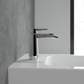 Смеситель для биде Villeroy & Boch Conum с донным клапаном хром TVB12700100061