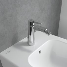 Смеситель для биде Villeroy & Boch Conum с донным клапаном хром TVB12700100061