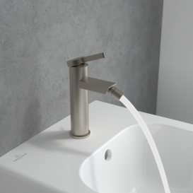 Змішувач для біде Villeroy & Boch Dawn одноважільний матовий нікель TVB10620115064