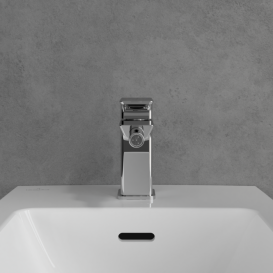 Смеситель для биде Villeroy & Boch Subway 3.0 с донным клапаном хром TVB11200100061