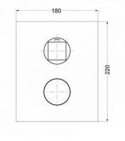Термостат для душа Eurorama Wellness прихованого монтажу хром PE750030QC