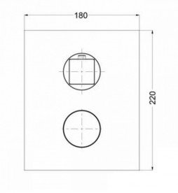 Термостат для душа Eurorama Wellness прихованого монтажу хром PE750033QC