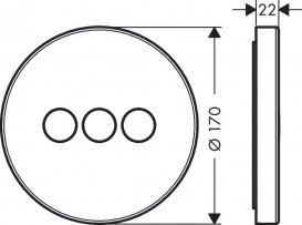 Смеситель для душа Hansgrohe Axor ShowerSelect шлифованный никель 36727820