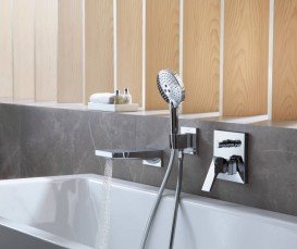 Змішувач для душа Hansgrohe Metropol змішувач з вбудованою захисною комбінацією поліроване золото 32546990