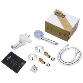 Смеситель для душа Kroner KRM Oker-C050 с душевым гарнитуром хром CV019459