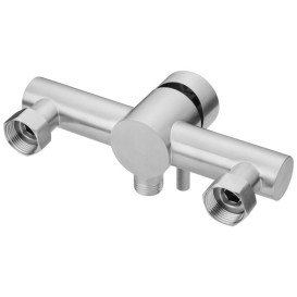 Смеситель для душа Kroner KRP Edelstahl Klassisch-ESG050 с душевым гарнитуром нержавеющая сталь CV035370