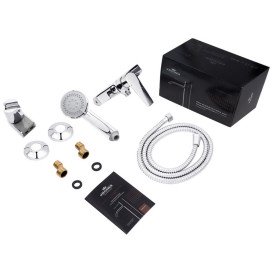 Смеситель для душа Kroner KRP Eifel-C050 с душевым гарнитуром хром CV023610