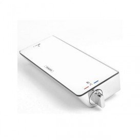 Смеситель для душа настенный двухвентильный с термостатом Hansgrohe коллекция Ecostat Select белый/хром 13111400