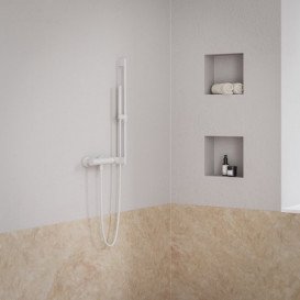 Смеситель для душа Ravak Eleganta однорычажный белый матовый X070257