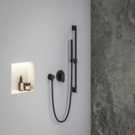 Змішувач для душу Ravak Eleganta одноважільний чорний матовий X070299