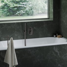 Смеситель для душа Ravak Eleganta встраиваемый на 2 потребителя графит матовый X070338