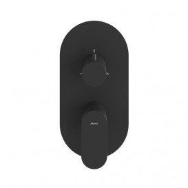 Смеситель для душа Ravak Eleganta встраиваемый на 3 потребителя черный матовый X070297