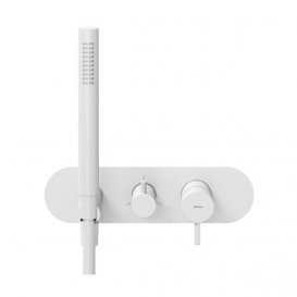 Смеситель для душа Ravak Espirit на 3 потребителя с душевым набором белый матовый X070245