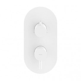 Смеситель для душа Ravak Espirit встраиваемый 3 потребителя белый матовый X070246