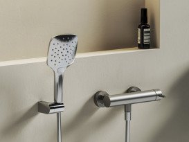 Смеситель для душа Ravak Nox однорычажный матовая нержавеющая сталь X070647