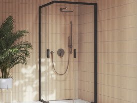 Смеситель для душа Ravak Plan PN 061.00 встраиваемый однорычажный графит матовый X070656