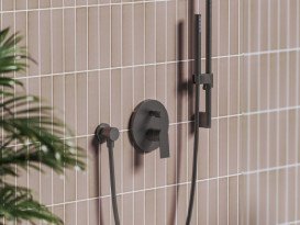 Смеситель для душа Ravak Plan PN 061.00 встраиваемый однорычажный графит матовый X070656