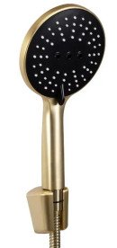 Змішувач для душу Rea Clif із душовим гарнітуром матове золото REA-B4243