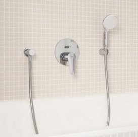 Смеситель для душа скрытого монтажа Grohe BauEdge New однорычажный хром 29079001