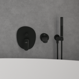 Смеситель для душа Villeroy & Boch Antao встраиваемый матовый черный TVT111001000K5
