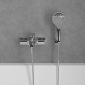 Змішувач для ванної Villeroy & Boch Architectura Square одноважільний хром TVT12500100061