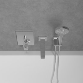 Смеситель для душа Villeroy & Boch Architectura Square встраиваемый хром TVS12500300061