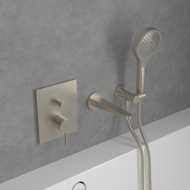 Смеситель для душа Villeroy & Boch Conum встраиваемый матовый никель TVT12700100064