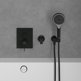 Смеситель для душа Villeroy & Boch Conum встраиваемый матовый черный TVT127001000K5