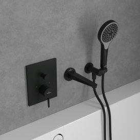 Смеситель для душа Villeroy & Boch Conum встраиваемый матовый черный TVT127001000K5