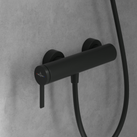 Змішувач для душу Villeroy & Boch Dawn одноважільний матовий чорний TVS106301150K5