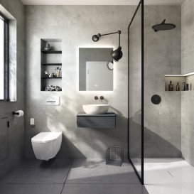 Змішувач для душу Villeroy & Boch Dawn матовий чорний TVS106352110K5