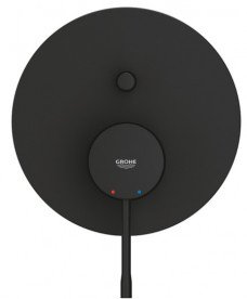 Змішувач для душу вбудований Grohe Essence одноважільний 2 споживача фантомний чорний 24167KF1