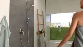Смеситель для душа встраиваемый Hansgrohe коллекция Novus хром 71065000