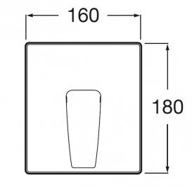 Смеситель для душа встраиваемый Roca Thesis однорычажный внешняя часть хром A5A2B50C00