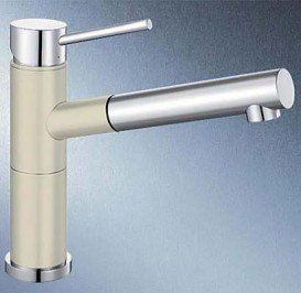 Смеситель для кухни Blanco Alta-S Compact однорычажный  хром/жасмин 515328