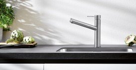 Смеситель для кухни Blanco Ambis однорычажный нержавеющая сталь 523118